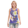 Art Flowers Tank Top up to 5 XL front 3