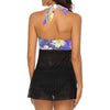 Art Flowers Two Piece Tankini up to 2 XL back