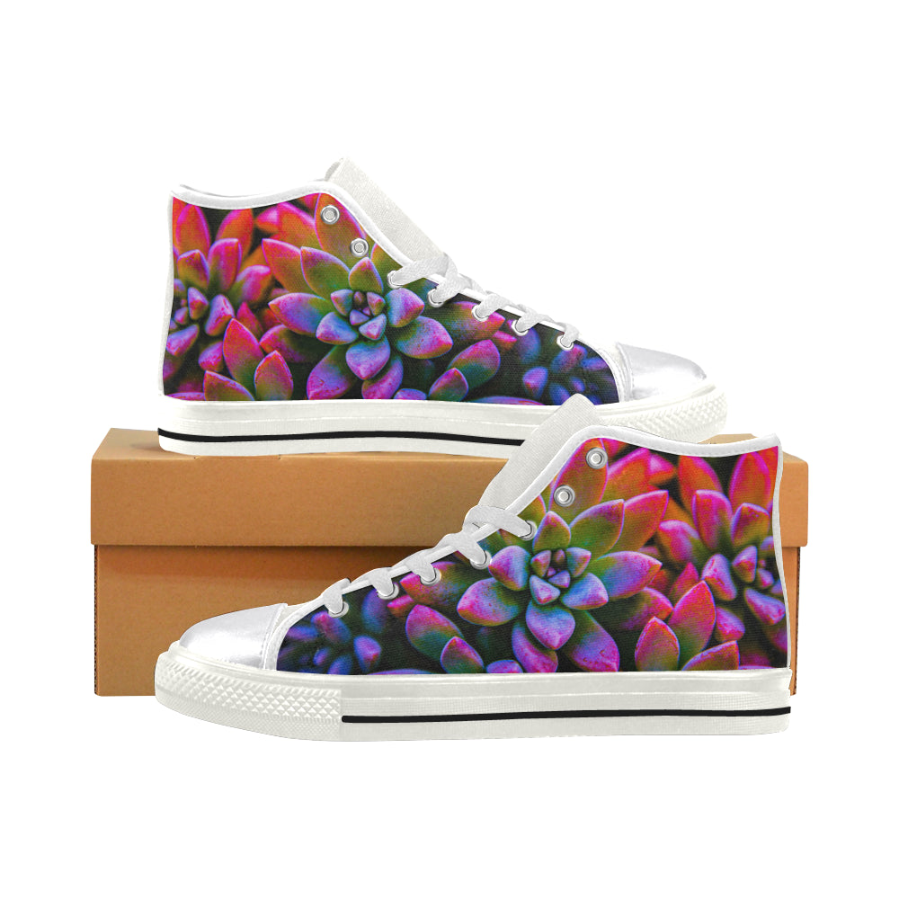 Art Succulents High Top Women's Shoes up to size 12 with box