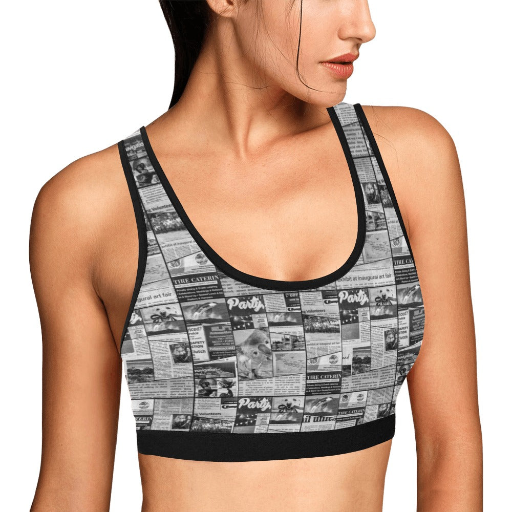 Australian Newspaper B & W Sports Top up to 3 XL 1