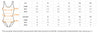 Australian Newspaper Black & White Swimsuit up to 3 XL (FWS) size chart
