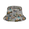 Australian Newspaper Colour Bucket Hat 2