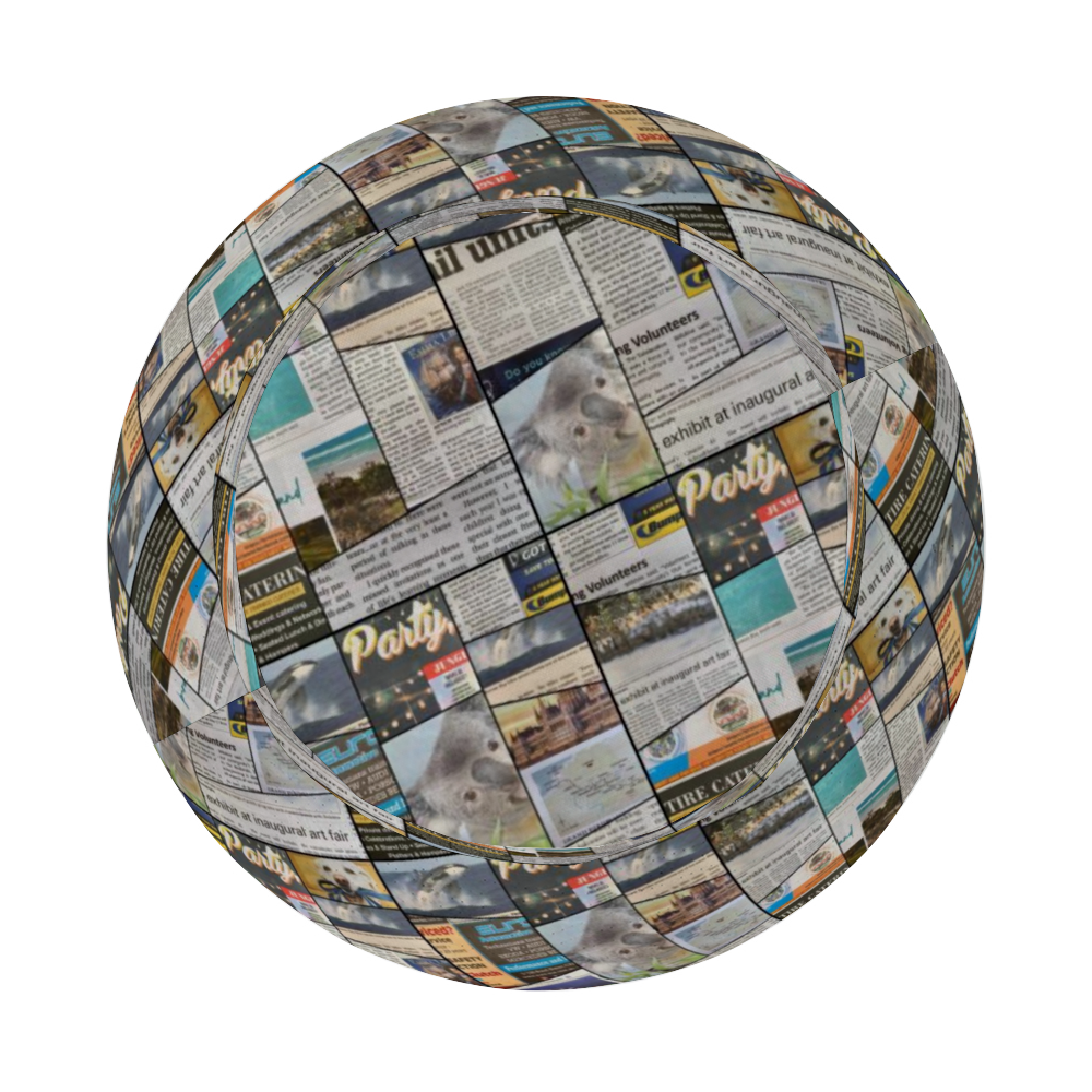 Australian Newspaper Colour Bucket Hat 4