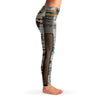 Australian Newspaper Colour Mesh Panel Side Pockets Leggings (FWS) 5