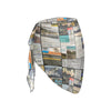 Australian Newspaper Colour Short Chiffon Sarong Wrap up to 5 XL 4