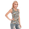 Australian Newspaper Colour Tank Top up to 5 XL (FWS) 2
