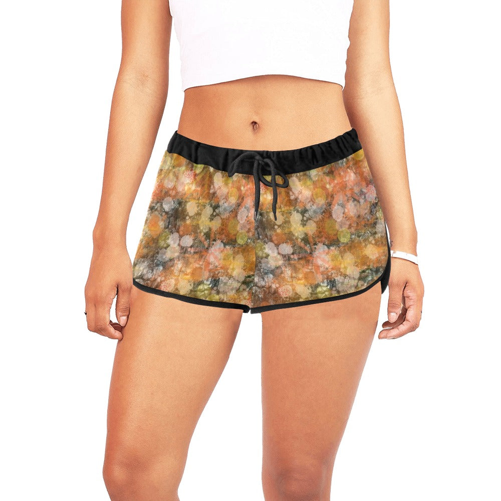 Autumn Tones Drawstring Shorts up to 2 XL 1
