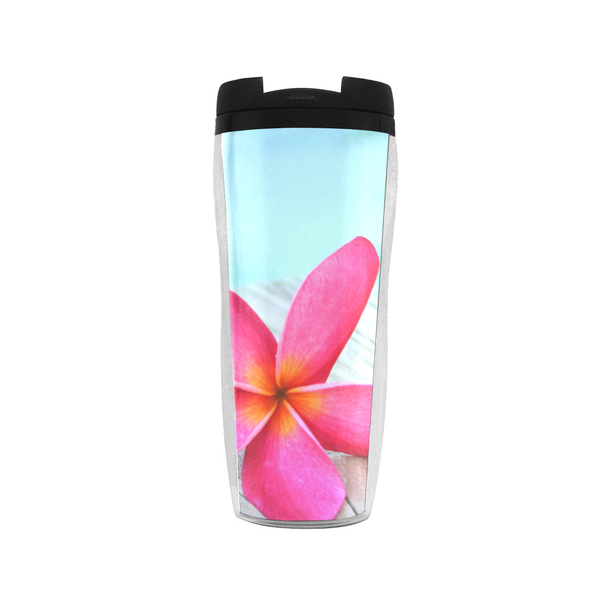 Pink Frangipani Reusable Cup