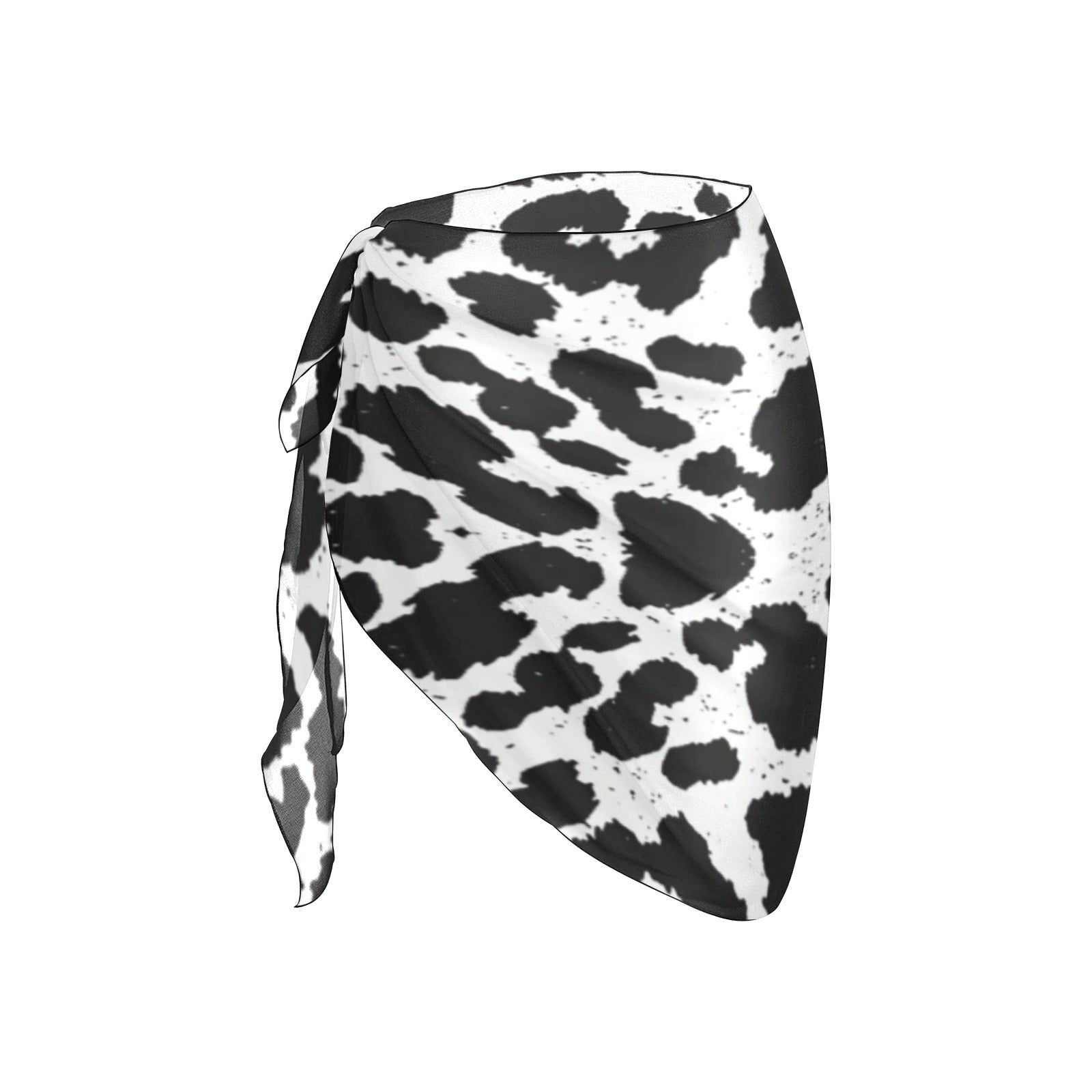 Big Leopard Short Chiffon Sarong Wrap up to 5 XL 4