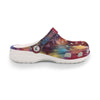 Burgundy Colours Women's Rubber Clogs up to size 12 3