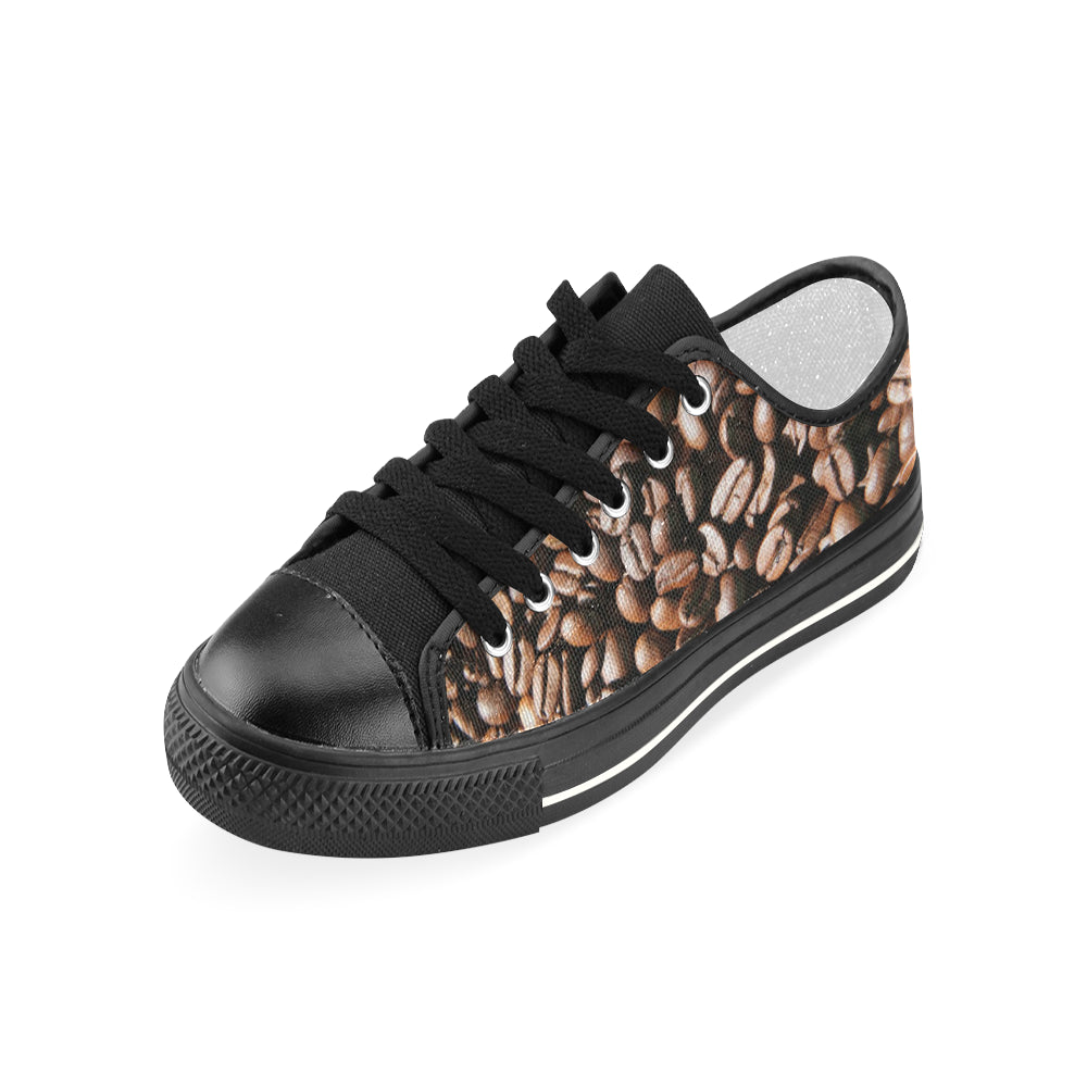 Coffee Beans Black Low Rise Shoes up to size 12 4