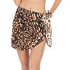 Coffee Beans K Short Chiffon Sarong Wrap up to 5 XL 1
