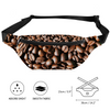 Coffee Beans Unisex Waist Bag / Fanny Pack / Bum Bag 3