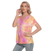 Cotton Clouds V-Neck Top up to 4XL (FWS) 3