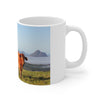 Cow with Mountains Mug 11oz (Microwave & Dishwasher Safe) 2