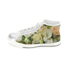 Cream Roses High Top Women's Shoes up to Size 12 2