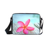 Pink Frangipani Cross-Body Shoulder Bag