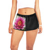 Pink Waterlily Drawstring Shorts