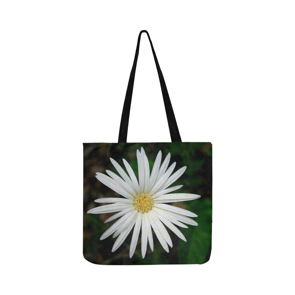 White Daisy Tote Bag (Worldwide Shipping)