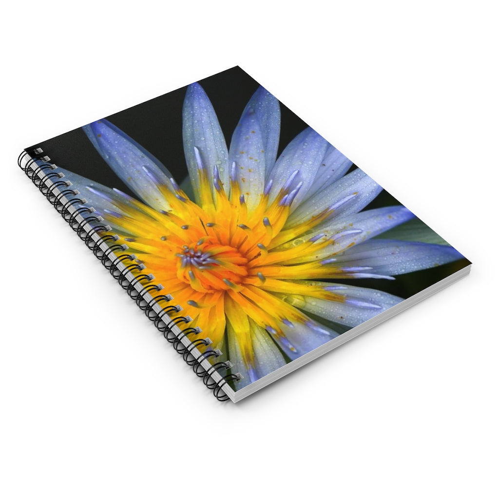 Electric Waterlily A5 Lined Spiral Bound Notebook (FWS) 3