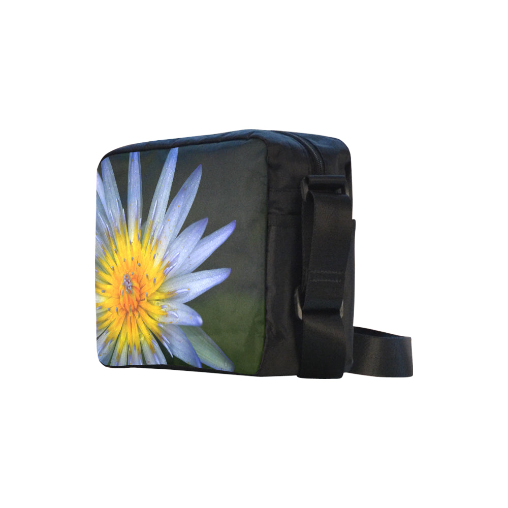 Electric Waterlily Cross-Body Shoulder Bag 2