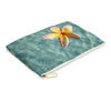 Floating Frangipani Zippered Accessory Bag (FWS) Made in the USA 3