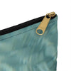 Floating Frangipani Zippered Accessory Bag (FWS) Made in the USA 8