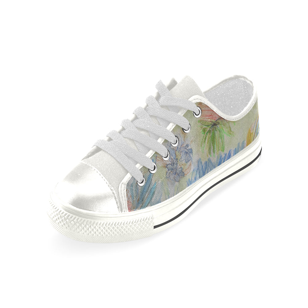 Floral Watercolours Low Rise Women's Shoes up to size 12 4