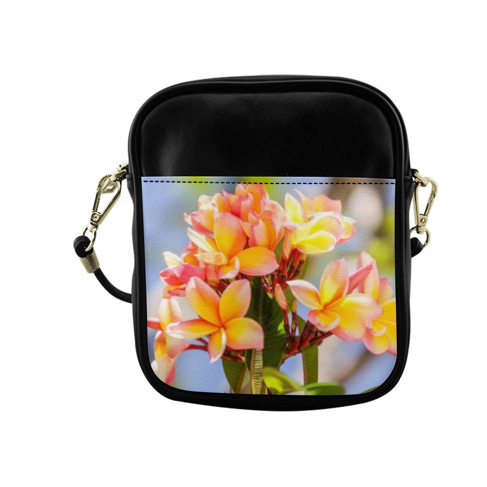Fresh Frangipanis Shoulder Sling Bag 2