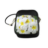 Fresh White Frangipanis Shoulder Sling Bag 5