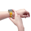 Fresh Yellow Frangipanis Apple iWatch Replacement Strap Vegan Leather (FWS) 16