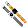 Fresh Yellow Frangipanis Apple iWatch Replacement Strap Vegan Leather (FWS) 23