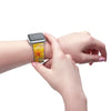 Fresh Yellow Frangipanis Apple iWatch Replacement Strap Vegan Leather (FWS) 24