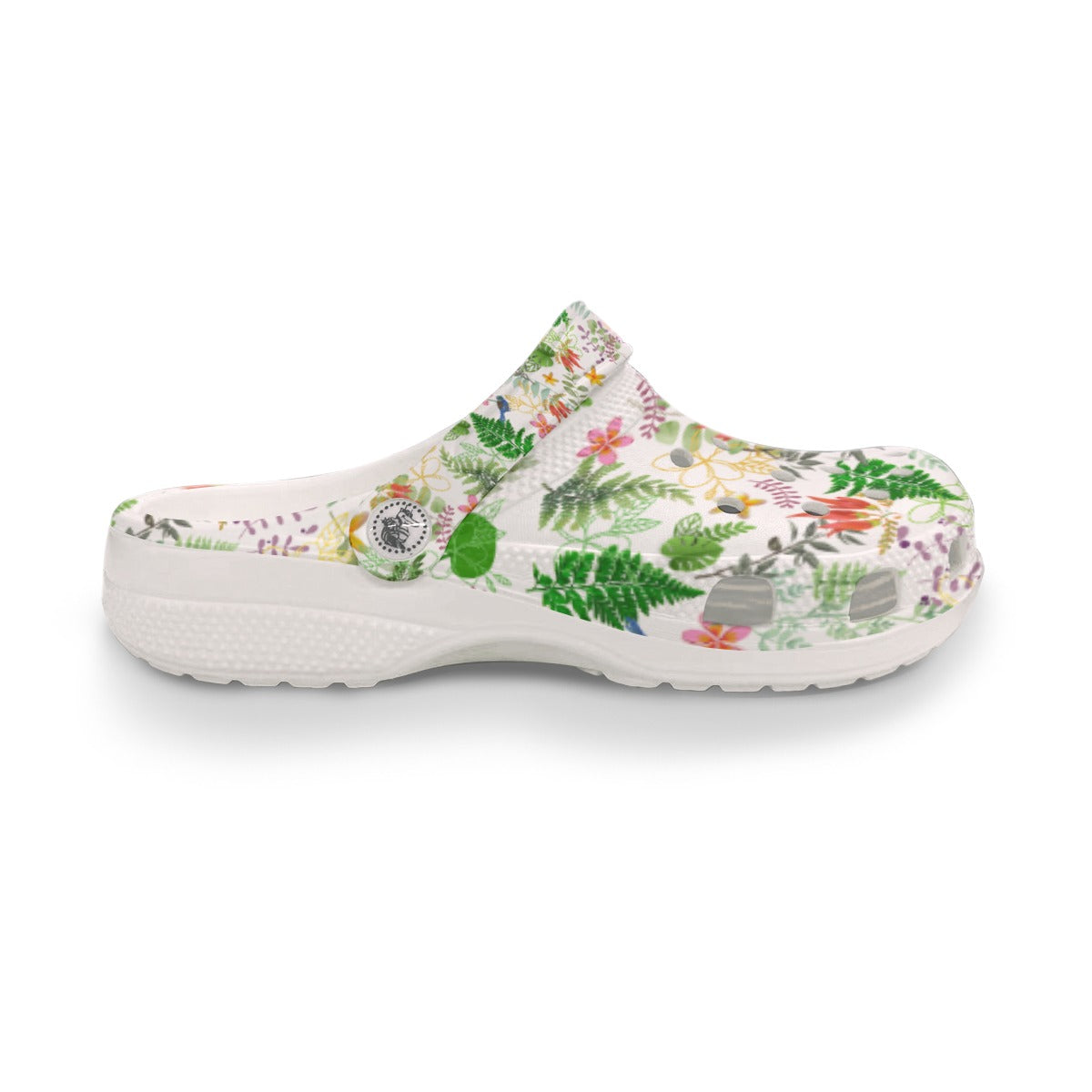 Graphic Floral Women's Rubber Clogs up to size 12 3