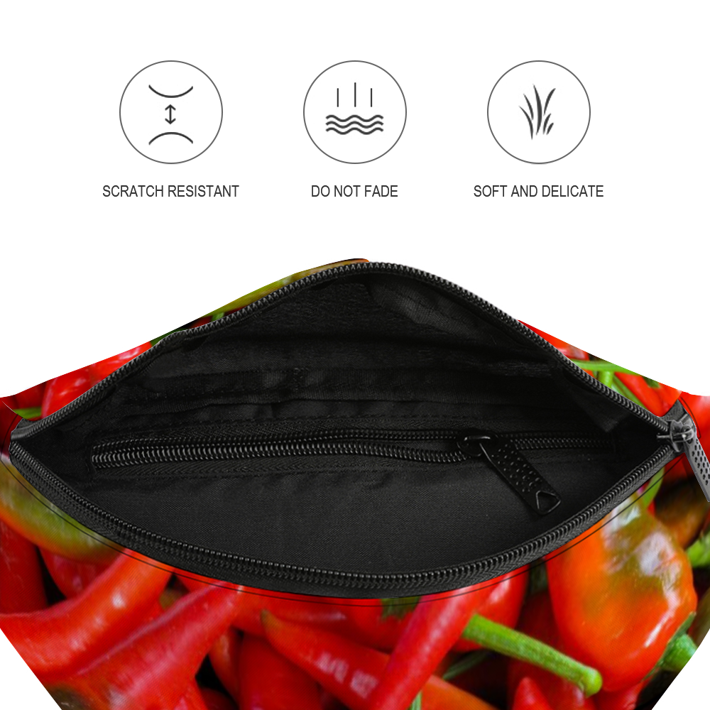 Hot Red Chillies Waist Bag / Bum Bag / Fanny Pack 4