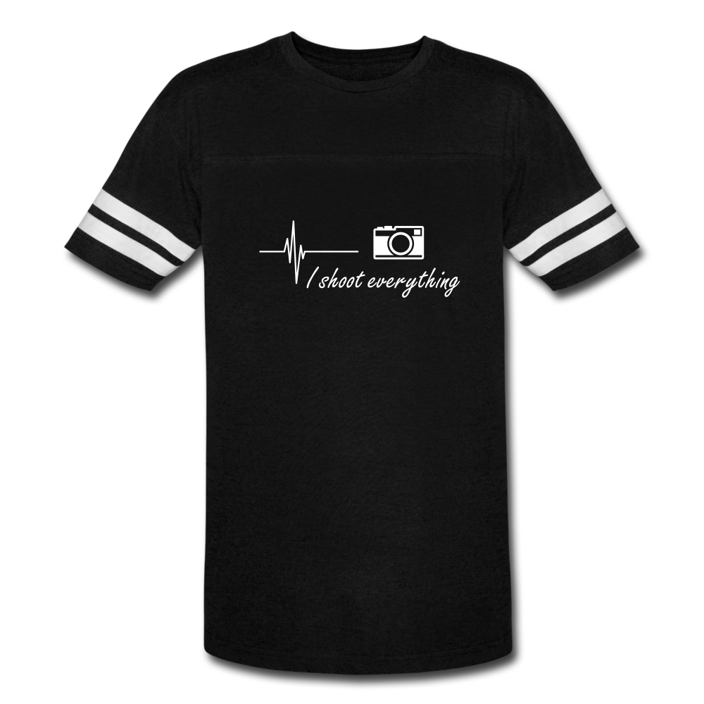 I Shoot Everything Vintage T-Shirt - black/white