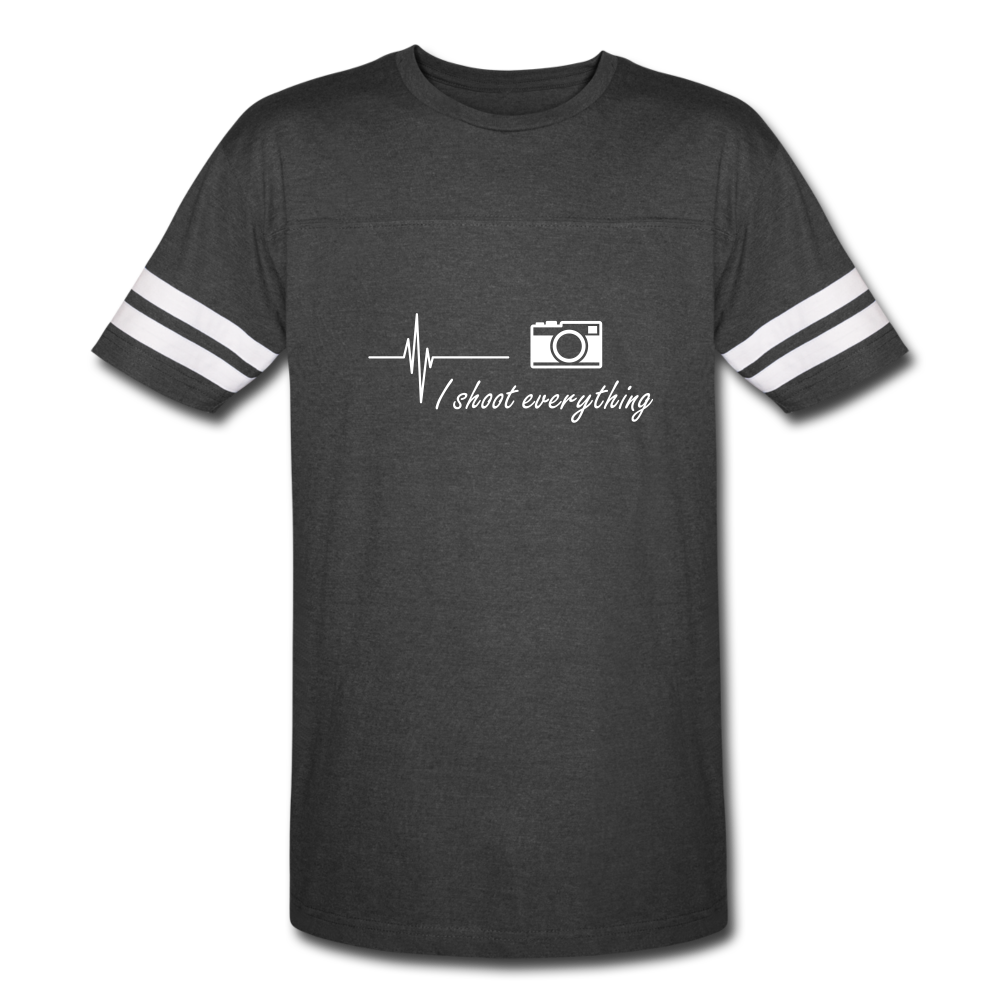 I Shoot Everything Vintage T-Shirt - vintage smoke/white