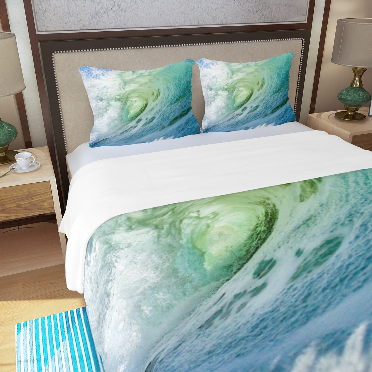 Inside the Wave Three Piece Bed Cover Set 2