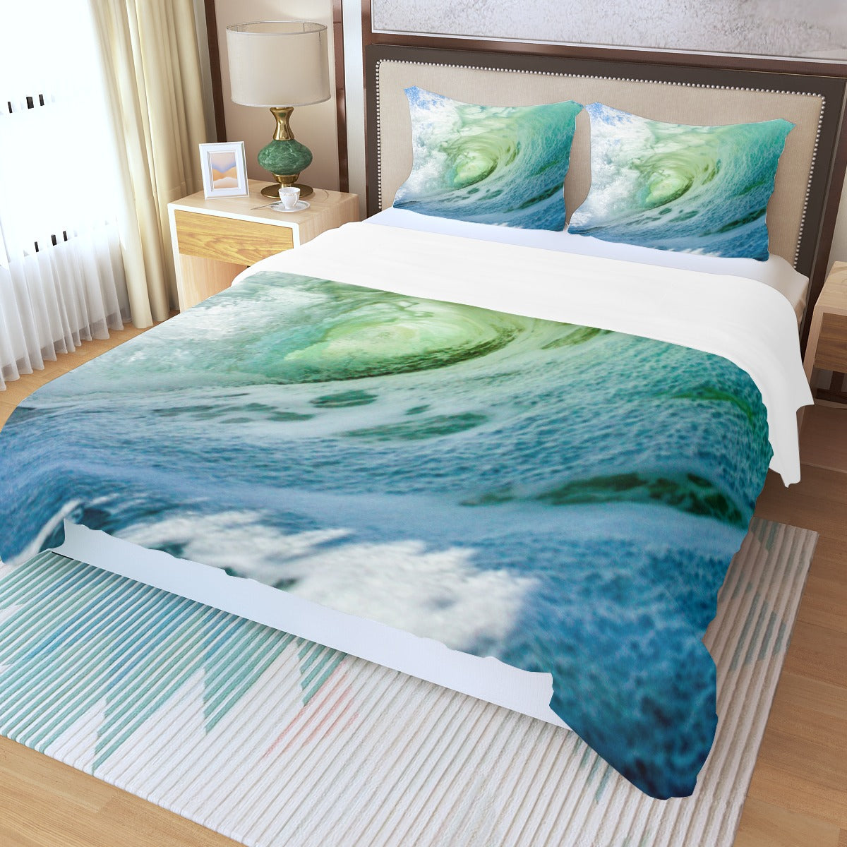 Inside the Wave Three Piece Bed Cover Set 3