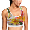 Last of Summer Frangipanis Sports Top up to 3 XL 1