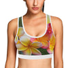 Last of Summer Frangipanis Sports Top up to 3 XL 2
