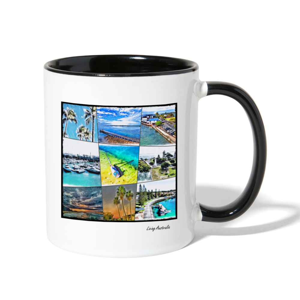 Living Australia Contrast Coffee Mug - white/black 5