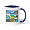 Living Australia Contrast Coffee Mug - white/cobalt blue 7