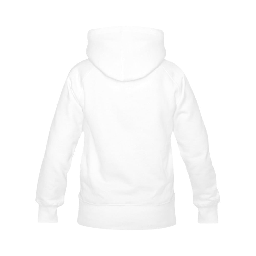 Love Women's White Hoodie with Front Pocket 2