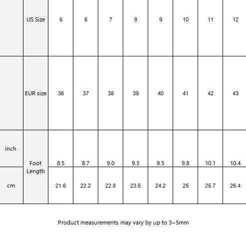 New Sunflower Women's Rubber Clogs up to size 12 size chart