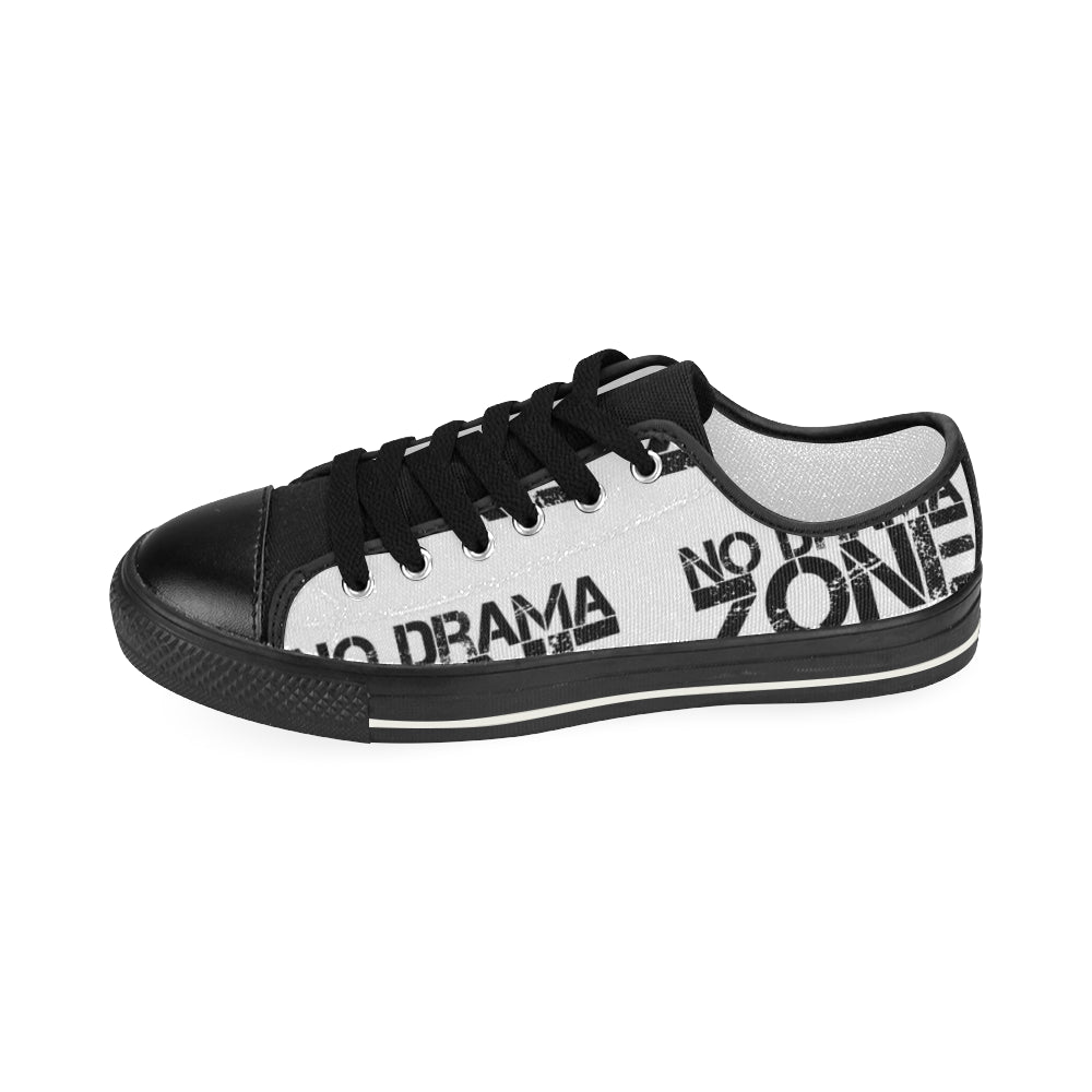 No Drama Zone Low Rise Shoes Black up to size 12 2