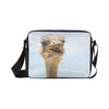 Ostrich Cross-Body Shoulder Bag 1