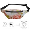 Pale Bouquet Waist Bag / Fanny Pack / Bum Bag 2