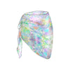 Pastel Jungle Short Chiffon Sarong Wrap up to 5 XL 4