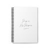 Pause in his Presence A5 Spiral Bound Notebook (FWS) 1